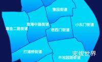 上海市黄浦区geoJson地图渲染实例
